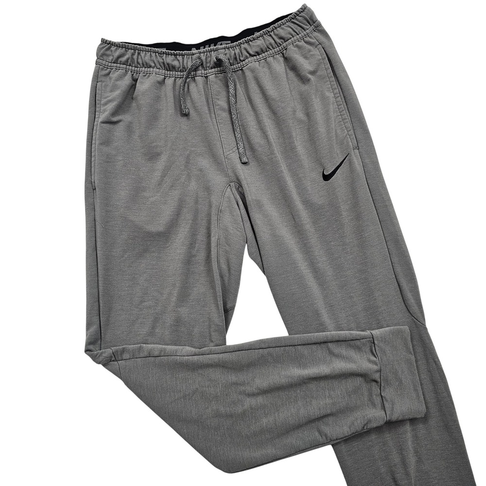 Nike Dri-FIT Joggers Mens M Grey Activewear Athleisure Gym Loungewear Pants